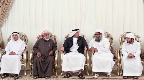 Saif bin Zayed offers condolences to family of martyr Jum'a Al Ka'bi 